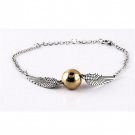 For Harry Potter Golden Sniper Bracelet Multicolor Wing Bracelet Pale silver