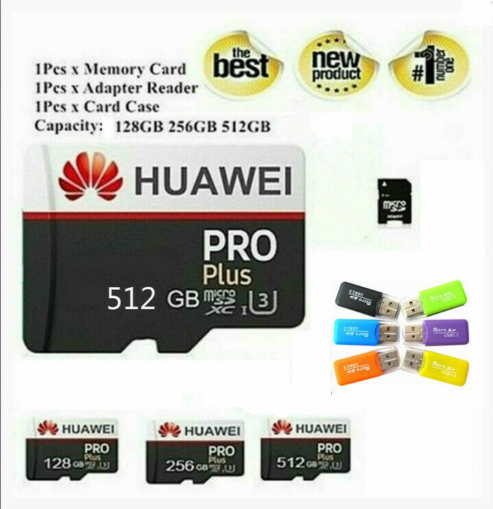 Huawei 64GB-512GB SD Memory Card Class 10 TF Flash Memory Card Quality Storage