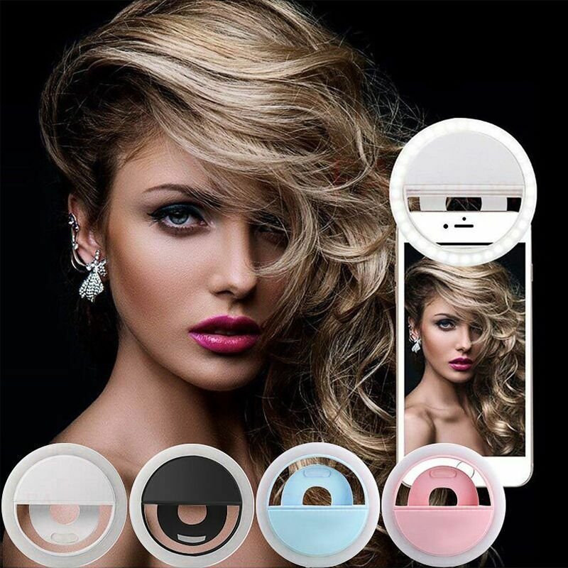LED Selfie Ring Light Supplementary Lighting Night Darkness Selfie Enhancing