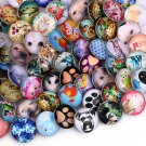 100pcs/lot  Wholsale 18mm Snap Jewelry Mixed Styles Snap Buttons Fit Jewelry