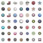 Wholesale 18mm Snaps Button Mix Rhinestone Chunk Style Diy Ginger Snaps Jewelry