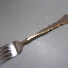 GOLDEN ROYAL CHIPPENDALE (Discontinued)  Stainless SALAD FORK by ONEIDA HEIRLOOM