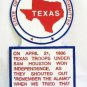 Texas State Histerical Marker V1 Large Hand Painted USA