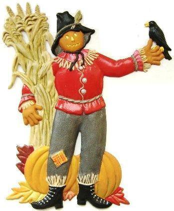 Scarecrow | Refrigerator Magnet | Custom Handpainted Magnets | Seasonal Magnets
