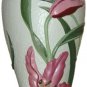 Lily Vase Hand Painted Ceramic Height: 13" Width: 20" Depth: 5"