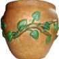 Vine & Leaf Flower Pot, Planter Hand Painted