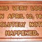 Plaque Novelty Hand Painted USA