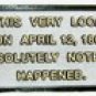 Plaque Novelty Hand Painted USA