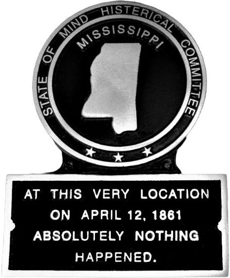 MS State Histerical Marker Small Hand Painted Plaque USA