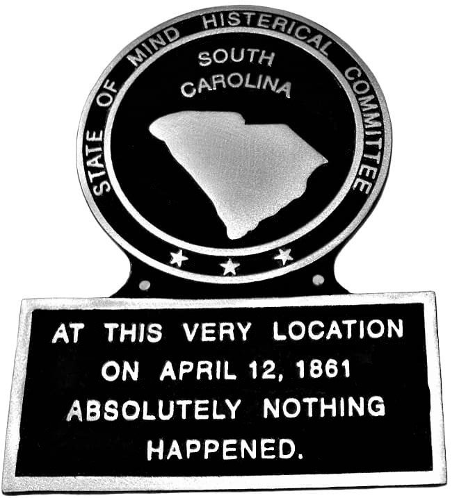 SC State Histerical Marker Small Hand Painted Plaque USA