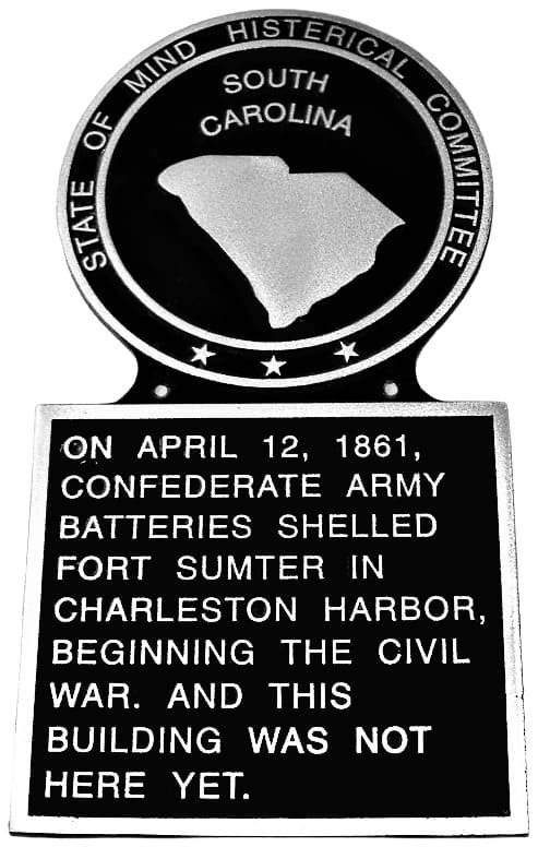 South Carolina State Histerical Marker Large Hand Painted Plaque USA