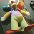 The Simpsons Krusty Clown Plush 8.5" Toy Factory Matt Groening 2014 Stuffed Doll