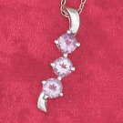 Sterling Silver Fancy Amethyst Pendant