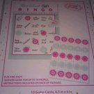 Bridal Shower Bingo New Sealed 10 game cards, 10 stickers Party Game Marriage