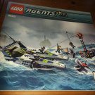 LEGO Agents Speedboat Rescue with Sharks 8633 #2 Instruction Booklet Manual ONLY
