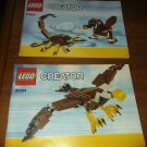 2 LEGO 31004 Creator - Replacement Manual Directions Instructions booklet ONLY