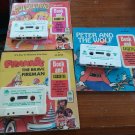 Lot of 3 Vintage Frankie, Goldilocks,Peter & the Wolf Children Book & Cassette