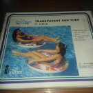 Vintage 90's 1996 INTEX Transparent Sun Tube 39" Round Swim Pool Tube #58213 NEW
