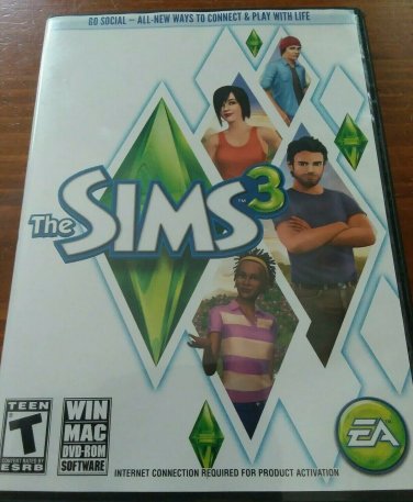 Sims 3 (Windows/Mac: Mac and Windows, 2009) Pc Computer Game EA Games Free Ship