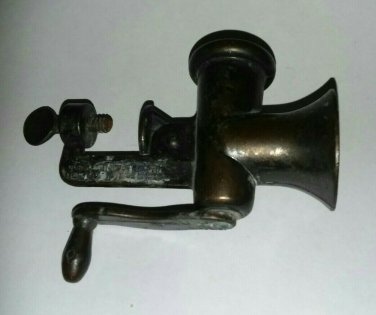 Durham Industries Mini Die Cast Meat Grinder Dated 1976 Item No. 14 Doll House