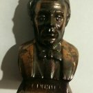 Abraham Lincoln 16th President 2 1/4" Tall Head Bronze Figure