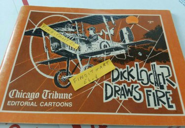 Dick Locher Draws Fire 84 Pages Chicago Tribune Editorial Cartoons 1980 Vintage