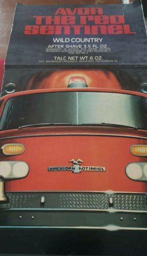 Vintage "The Red Sentinel" Fire Truck by Avon - Collectible After Shave Decanter