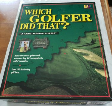 WHICH GOLFER DID THAT A QUIZ JIGSAW PUZZLE Buffalo Games  Golf 252 Pieces