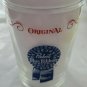 VINTAGE ORIGINAL PABST BLUE RIBBON BEER MINI GLASS 3 1/2" Tall  Barware