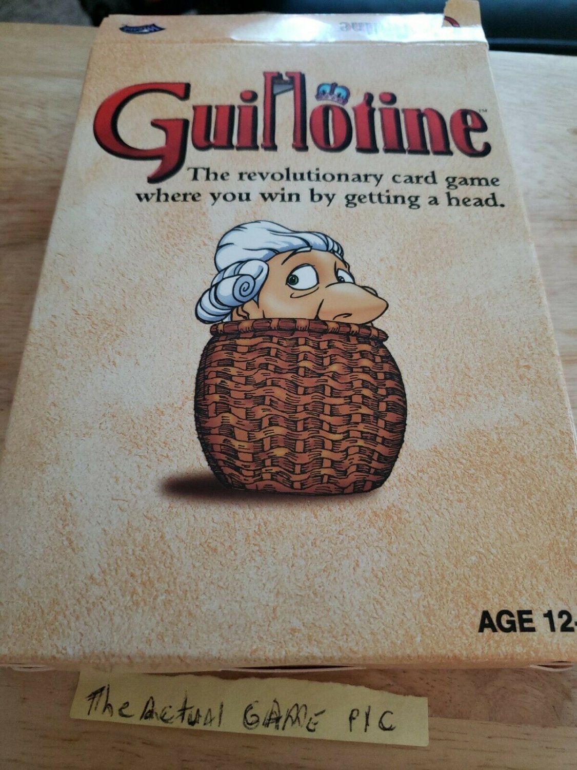 Guillotine Card Game Get A Head! Wizards Of The Coast WOC Fun Party Game