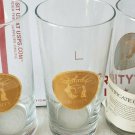 Statue Of Liberty Commemorative Drink Clear Glass from 1982 Authentic Lot of 3