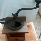 Antique Vintage American "King Coffee Mill" No. 630 Wood Coffee Mill Grinder