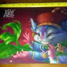 Fuzzy Mage Fight Play Mat Card Game Shadows Squirrel on front Mat Ccg