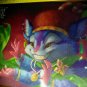 Fuzzy Mage Fight Play Mat Card Game Shadows Squirrel on front Mat Ccg