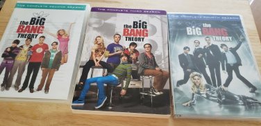 The Big Bang Theory: The Complete Second, Third And Fourth Season  Lot 3 Dvd