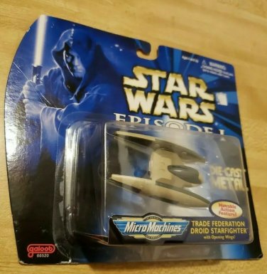 MICRO MACHINES Star Wars Trade Federation Droid Fighter Episode I NEW SEALED