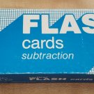 Vintage 1985 Subtraction CARDS LEARNING RESOURCES VERTICAL FLASH CARDS