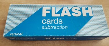 Vintage 1985 Subtraction CARDS LEARNING RESOURCES VERTICAL FLASH CARDS