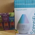 SpaRoom Scentifier Fragrance Diffuser in White w/sensory pack  BRAND NEW Lot 2