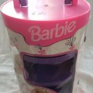 Barbie Vintage Accessory Case 1993 Pink w/purple Shelves Carrying Handle