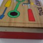 Vintage Boy Tool Kit-Busy Boy Metal Tool Chest Empty Box Ohio Art USA