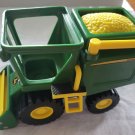 John Deere Farm Kids Toy Combine Plastic Green & Yellow