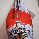 Stanley Cup Champions Blackhawks Bottle Koozie Rare 2015 New NHL
