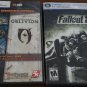 BioShock The Elder Scrolls IV: Oblivion & Fallout 3 PC Game Lot Complete