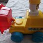 Push n Go Preschool Tomy Dump Truck Kids Toy 1985 w/box  #1012 Yellow