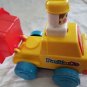 Push n Go Preschool Tomy Dump Truck Kids Toy 1985 w/box #1012 Yellow