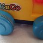 Push n Go Preschool Tomy Dump Truck Kids Toy 1985 w/box #1012 Yellow