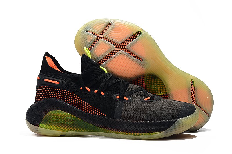 stephen curry shoes orange and black