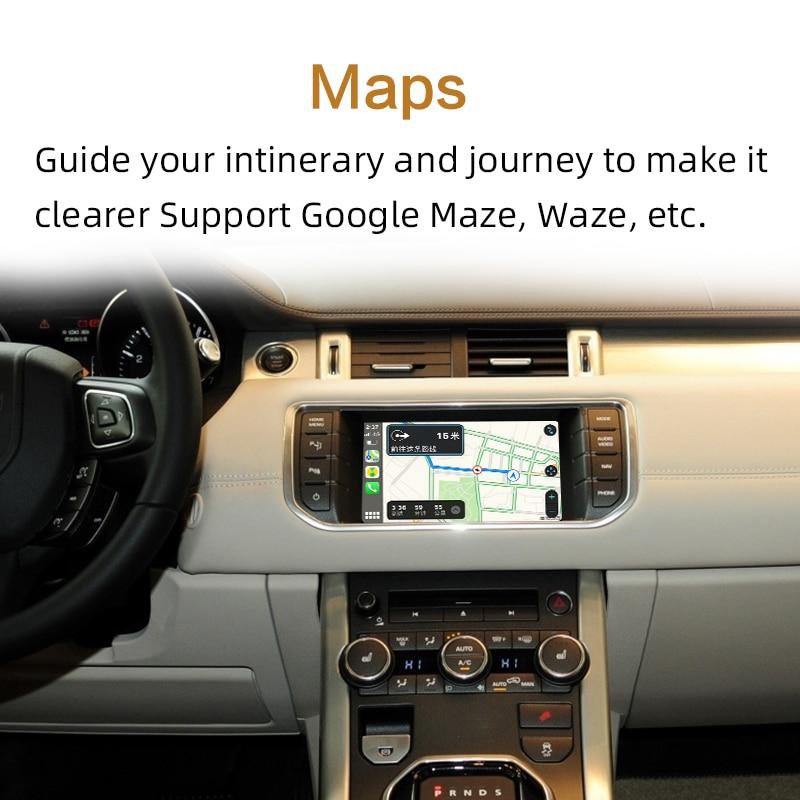 Wireless Apple Carplay For Land Rover Range Rover Evoque 20132017 Wired Android Auto iOS13 Carplay