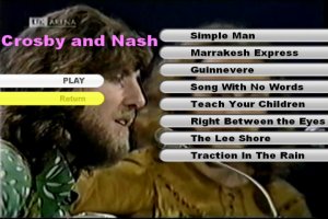 Davis Crosby and Graham Nash 1970 Live DVD